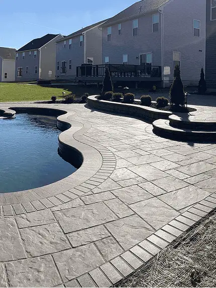 Northeast Ohio home with seasonal plantings and lawn care by Garcia Landscape